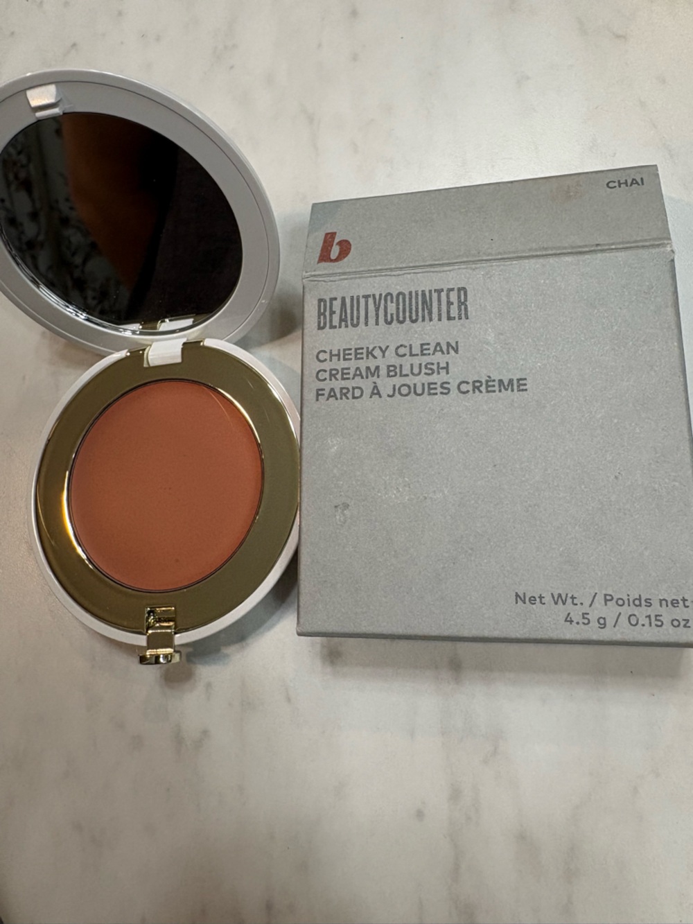 beautycounter Cheeky Clean Cream Blush - chai